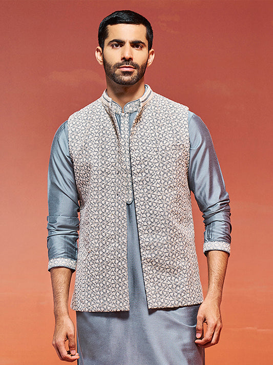 Men's Gray - Nehru Jacket