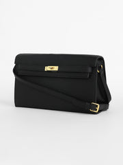 Women's The Overlap Sling Bag - Midnight Black