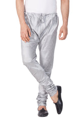 Men's Grey Silk Blend Pyjama