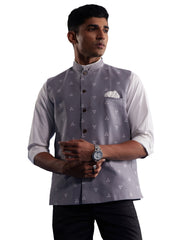 Men's Gray - Nehru Jacket