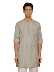 Men's Green Cotton Kurta