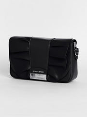 Women's The Ruched Sling Bag - Midnight Black