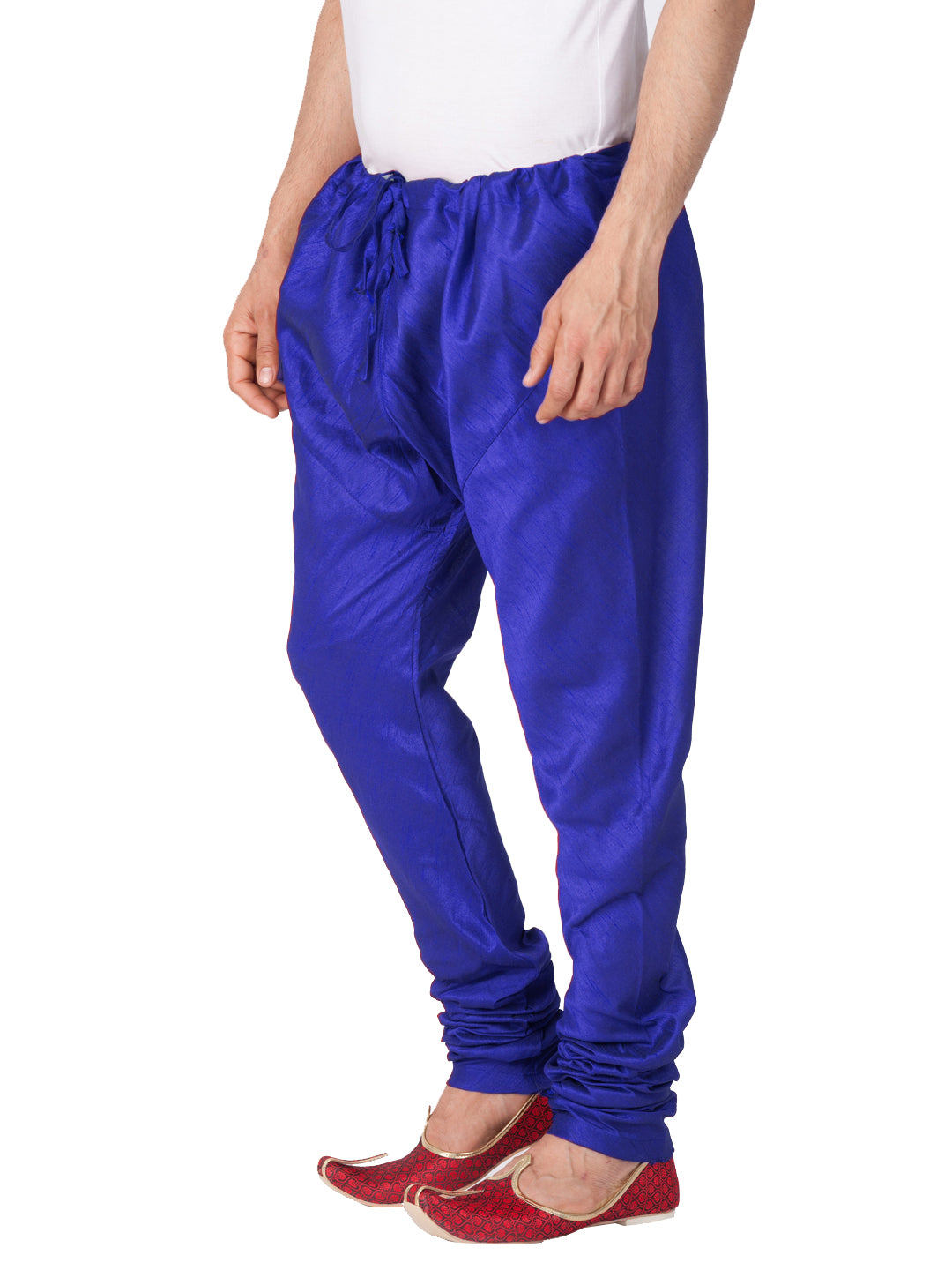 Men's Blue Silk Blend Pyjama