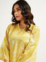 Women's Yellow Kurta Set