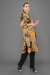 Myra Abstract Floral Printed Kurta