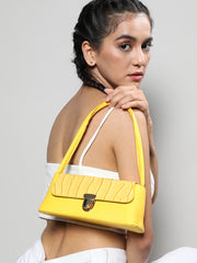 Women's The Croc Block Shoulder Bag - Lemon Yellow