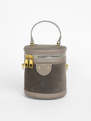 Women's The Velvet Bucket Bag - Ash Grey