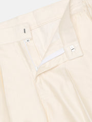 Men's Cream Viscose Pant Style Pyjama