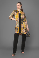 Aliyah Abstract Floral Printed Tunic