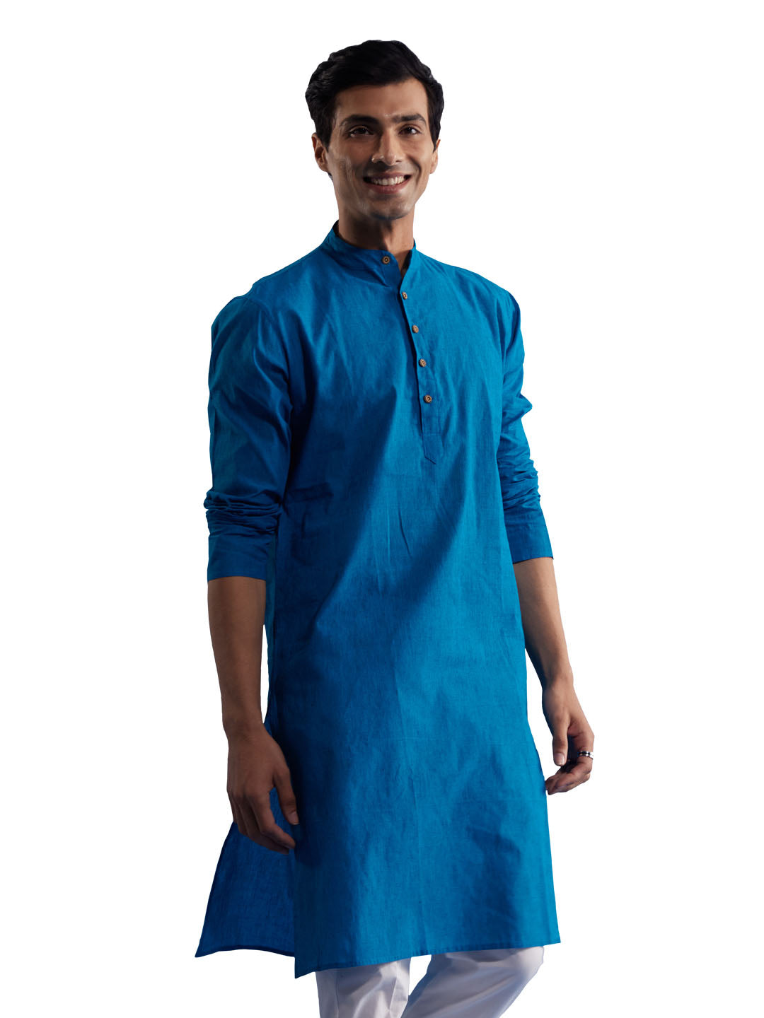 Men's Aqua Pure Cotton Kurta