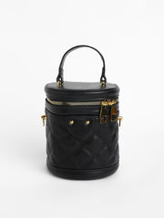 Women's The Quilted Bucket Bag - Midnight Black