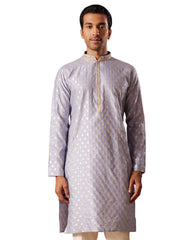 Men's Aqua Silk Blend Kurta