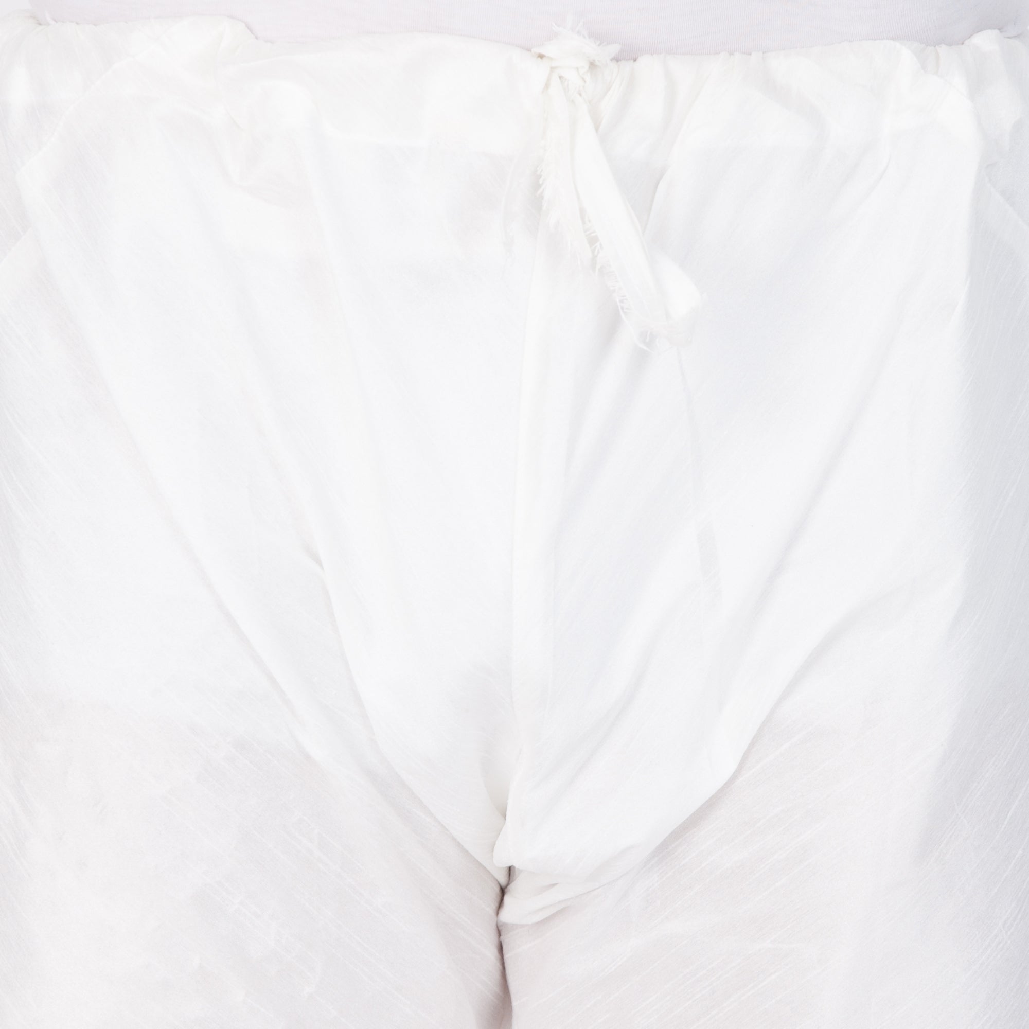 Men's White Silk Blend Pyjama