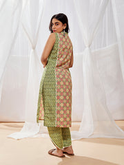 Women's Green Kurta Set