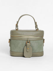 Women's The Velvet Oval Bucket Bag - Olive Green