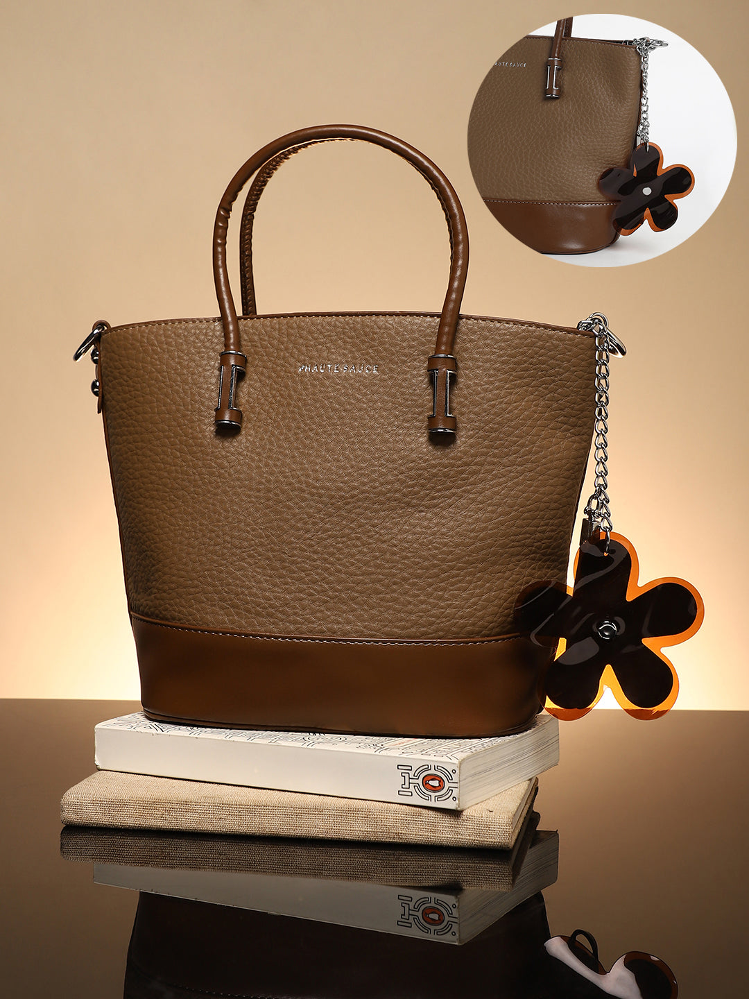 Women's The Basket Hand Bag - Chocolate Brown