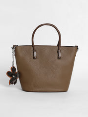 Women's The Basket Hand Bag - Chocolate Brown