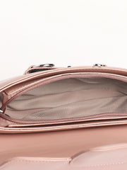 Women's The Asymmetric Link Shoulder Bag - Blush Pink