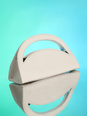 Women's The Mezzaluna Hand Bag - Ivory White