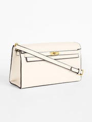 Women's The Overlap Sling Bag - Powder White