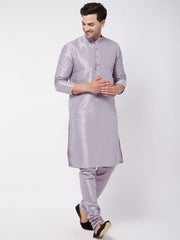 Men's LavAnder Silk Blend Kurta