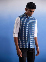 Men's Indigo Blue - Nehru Jacket