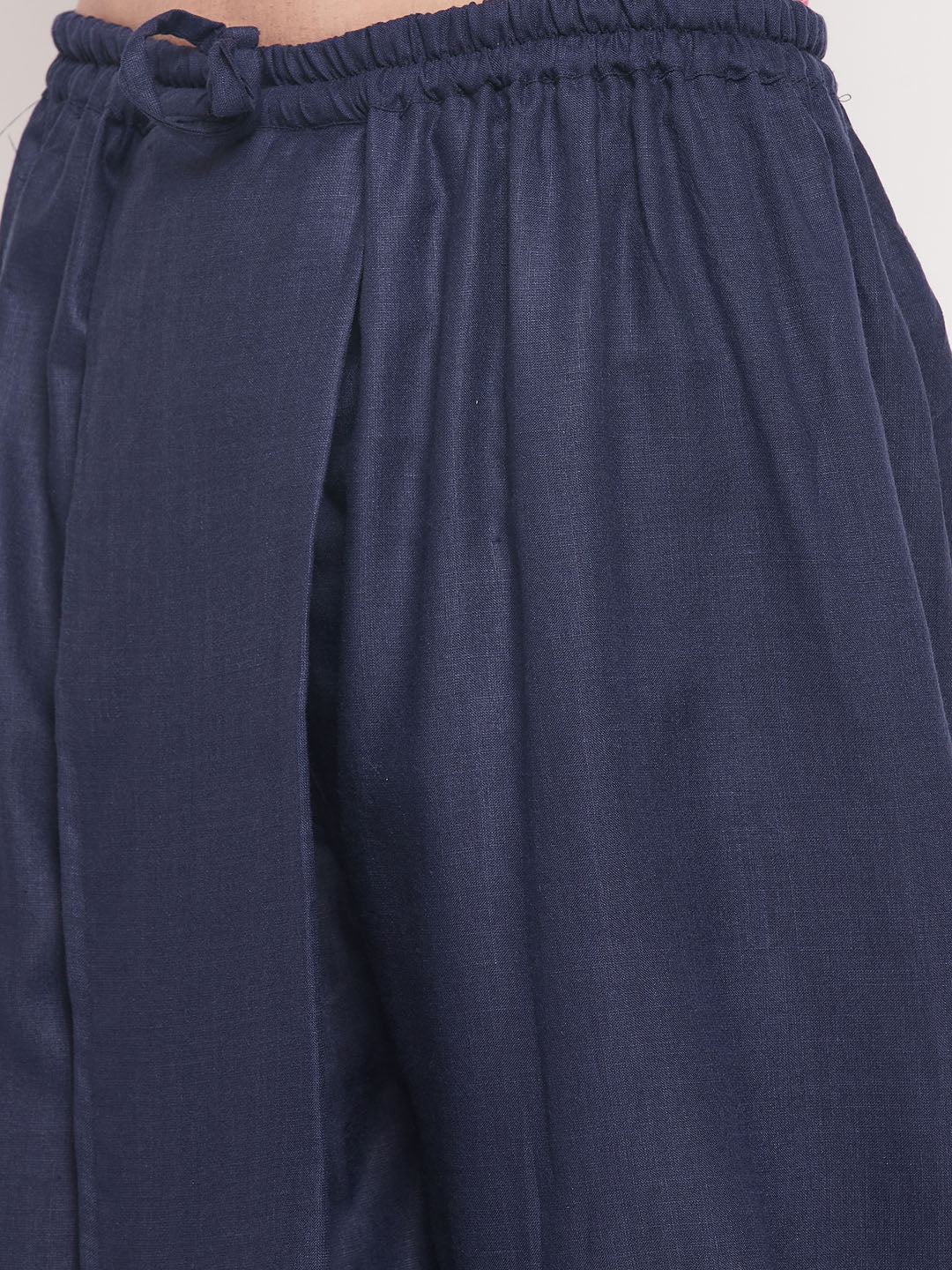 Men's Navy Blue Dhoti