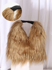 Women's The Fur Hobo Bag - Beige