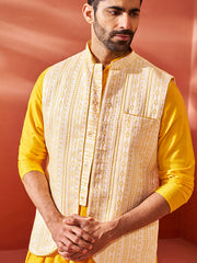 Men's Yellow - Nehru Jacket