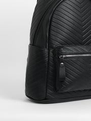 Women's The Chevron Curve Backpack - Onyx Black