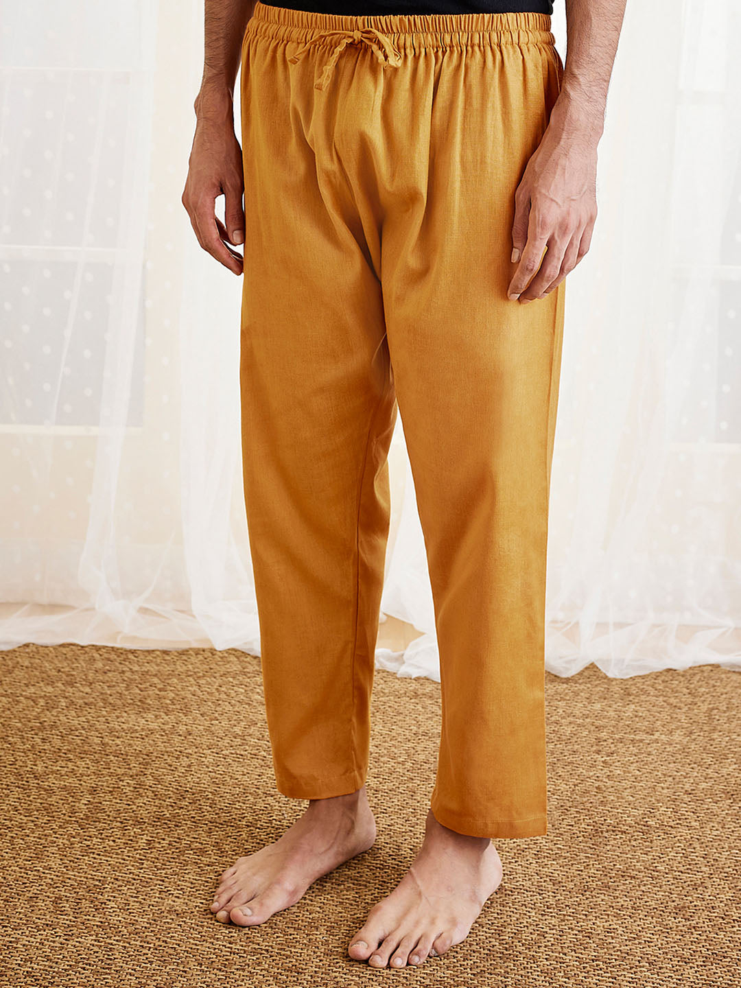 Men's Dusty Saffron Cotton Pyjama