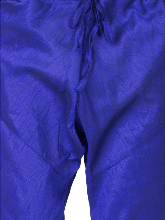 Men's Blue Silk Blend Pyjama