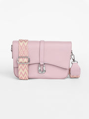 Women's The Hanging Buckle Sling Bag - Nude Pink