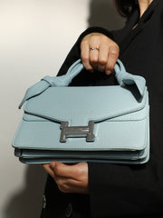 Women's The Monogram Sash Hand Bag - Powder Blue