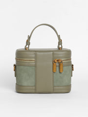 Women's The Velvet Oval Bucket Bag - Olive Green