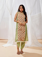 Women's Green Kurta Set