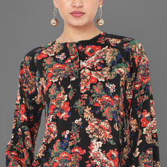 Kuro Floral Printed Top