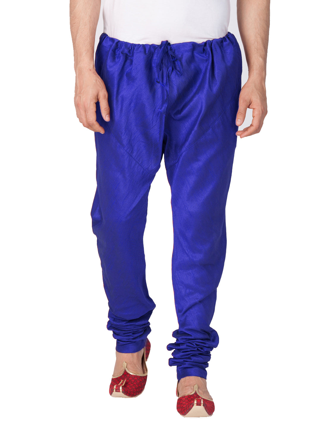 Men's Blue Silk Blend Pyjama