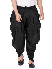 Men's Black Cotton Blend Dhoti