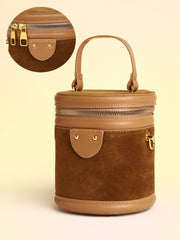 Women's The Velvet Bucket Bag - Chocolate Brown