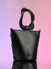 Women's The Flora Pot Bucket Bag - Onyx Black