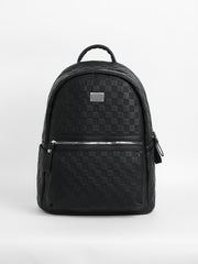 Women's The Checkered Curve Backpack - Onyx Black