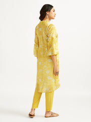 Women's Yellow Kurta Set