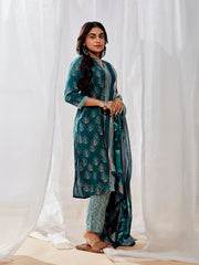 Women's Green Kurta Set