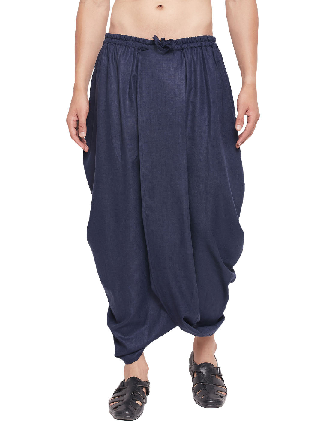 Men's Navy Blue Dhoti