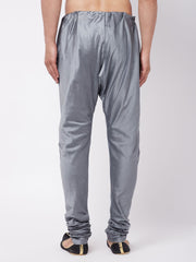 Men's Grey Viscose Blend Pyjama