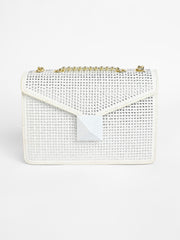 Women's The Stud Sling Bag - Ivory White