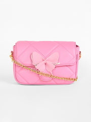 Women's The Quilted Butterfly Shoulder Bag - Barbie Pink