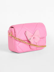 Women's The Quilted Butterfly Shoulder Bag - Barbie Pink