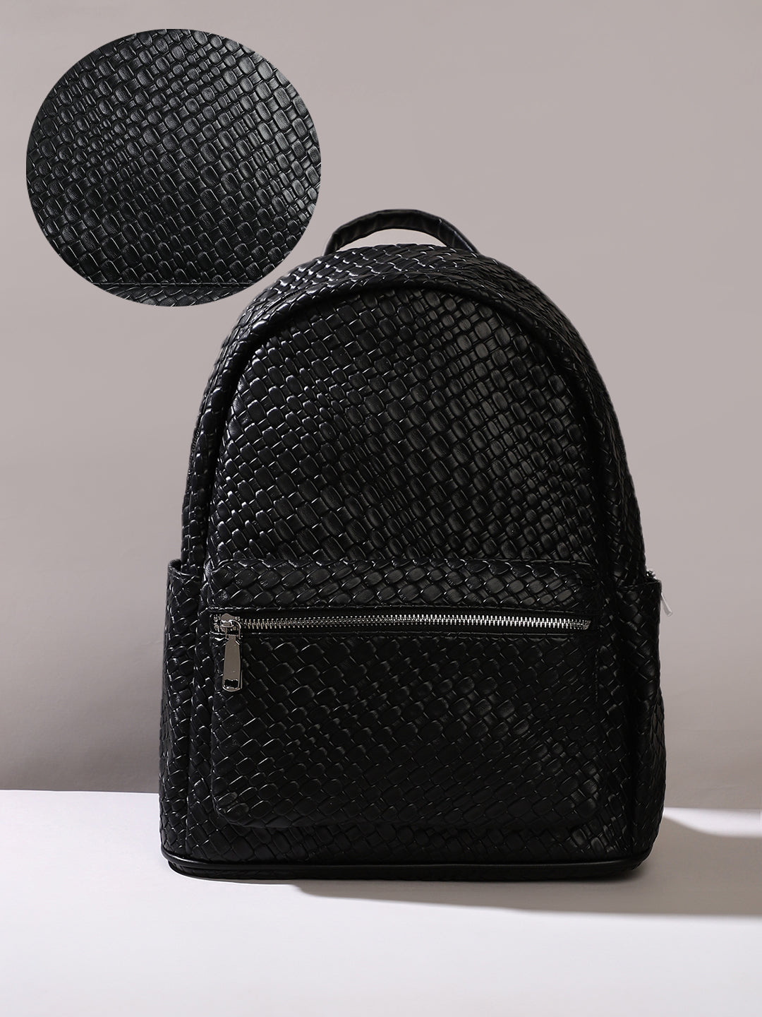 Women's The Weave Curve Backpack - Onyx Black